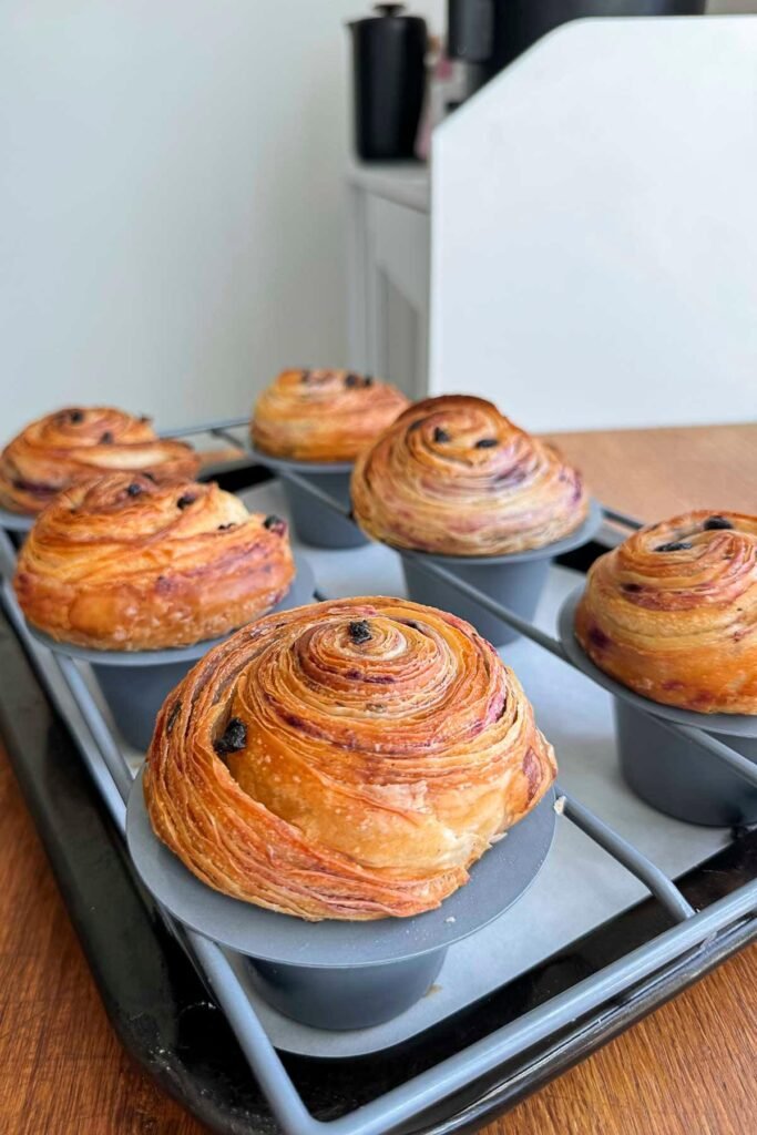 Homemade Sourdough Blueberry Croissant (Cruffin Style): A Weekend Baking Project Worth Every Layer