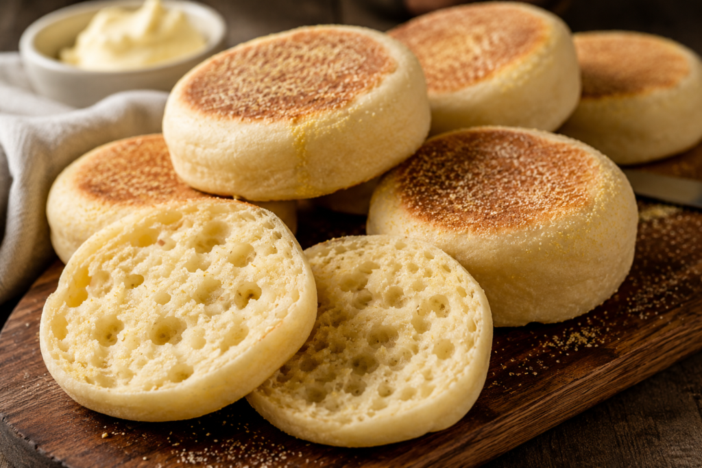 Sourdough English Muffins (Soft, Tangy & Full of Those Iconic Nooks and Crannies)