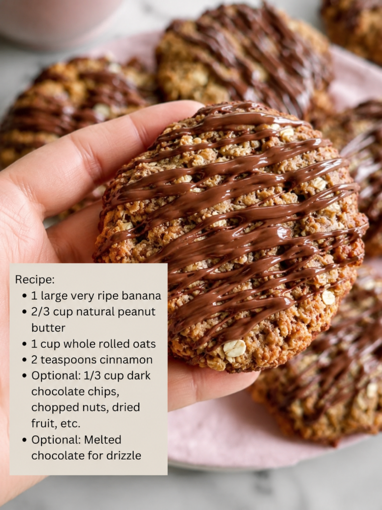 Healthy 4-Ingredient Power Cookies