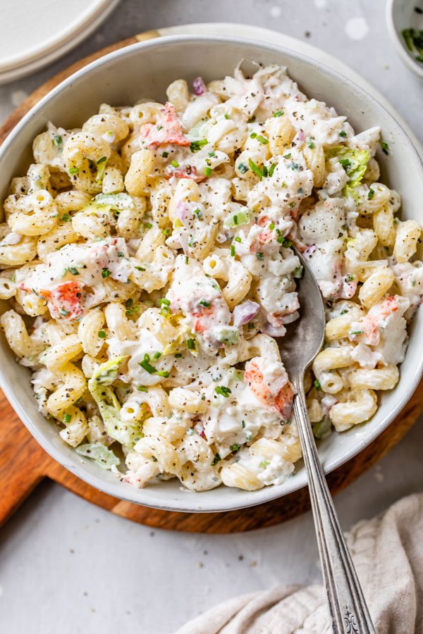 Lobster Roll Pasta Salad Recipe