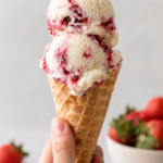 Sourdough Strawberry Cheesecake Ice Cream – The Dreamiest Summer Scoop