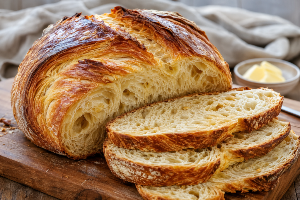 Sourdough Croissant Bread (Easy Homemade Recipe with Buttery Layers)